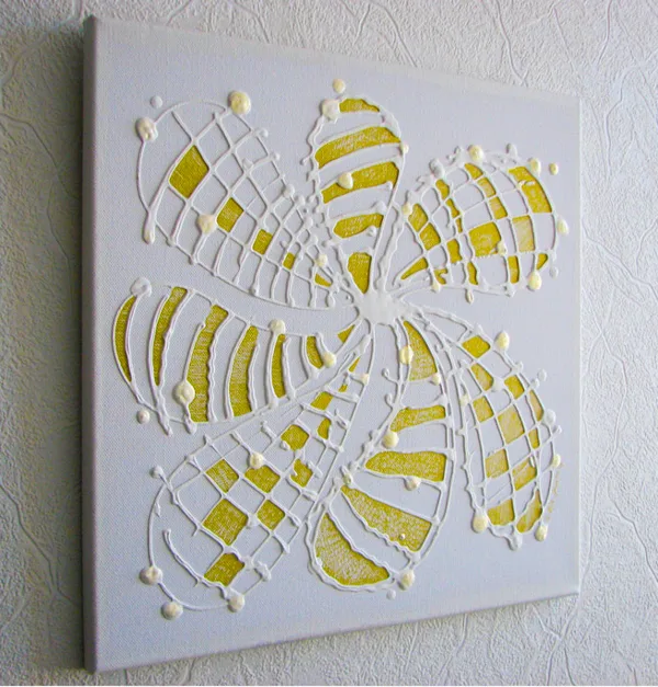 In motion, 40x40 cm